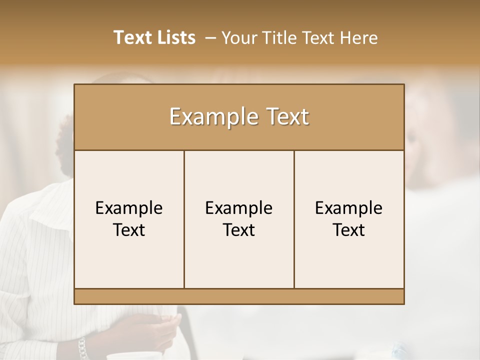 Two Fall Mother PowerPoint Template