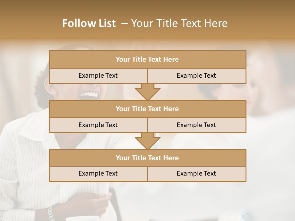 Two Fall Mother PowerPoint Template