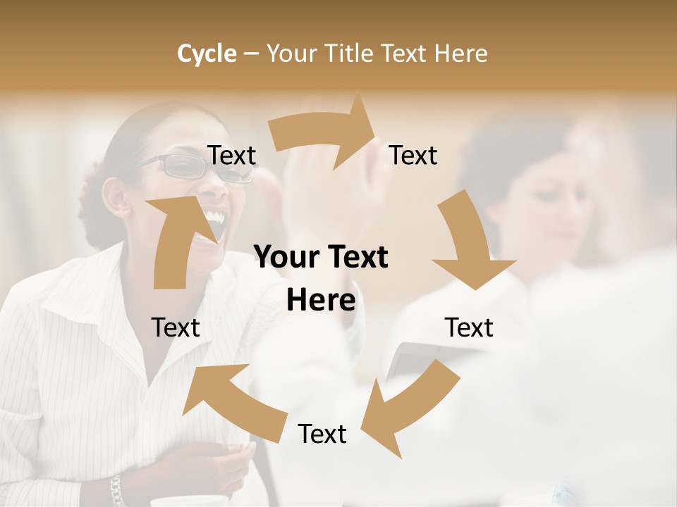 Two Fall Mother PowerPoint Template