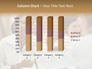 Two Fall Mother PowerPoint Template