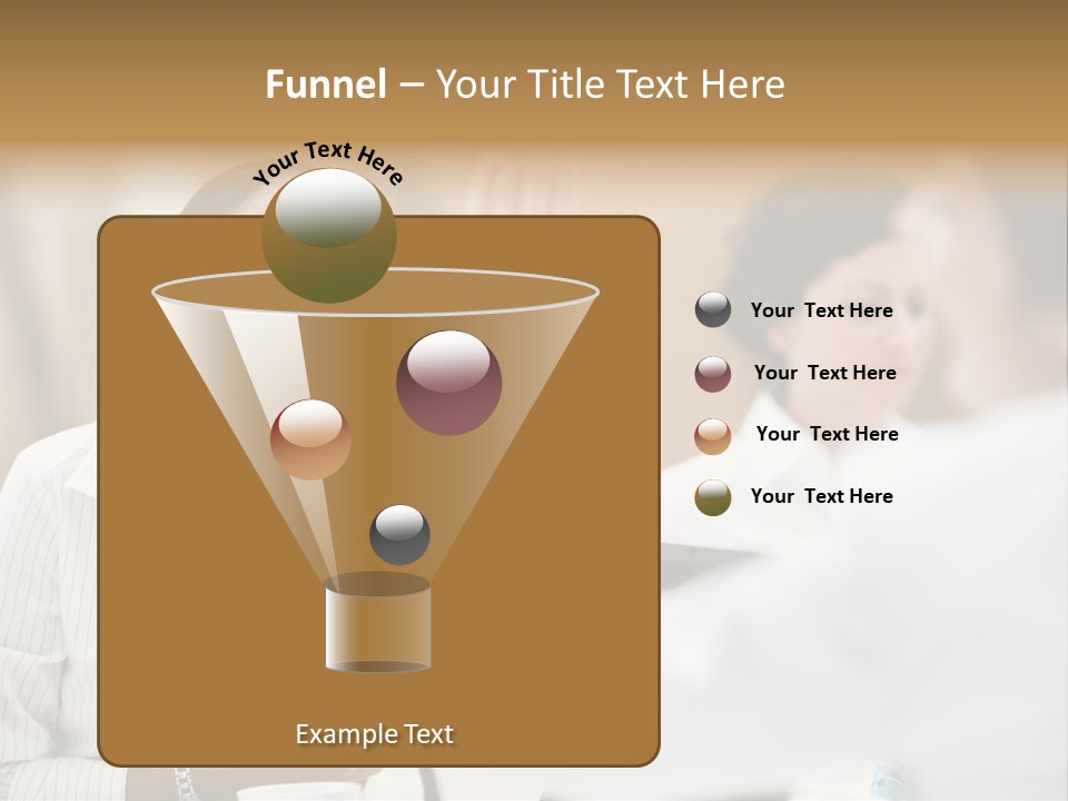 Two Fall Mother PowerPoint Template