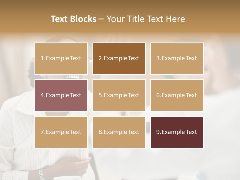 Two Fall Mother PowerPoint Template