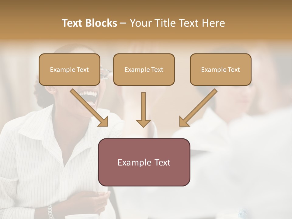 Two Fall Mother PowerPoint Template