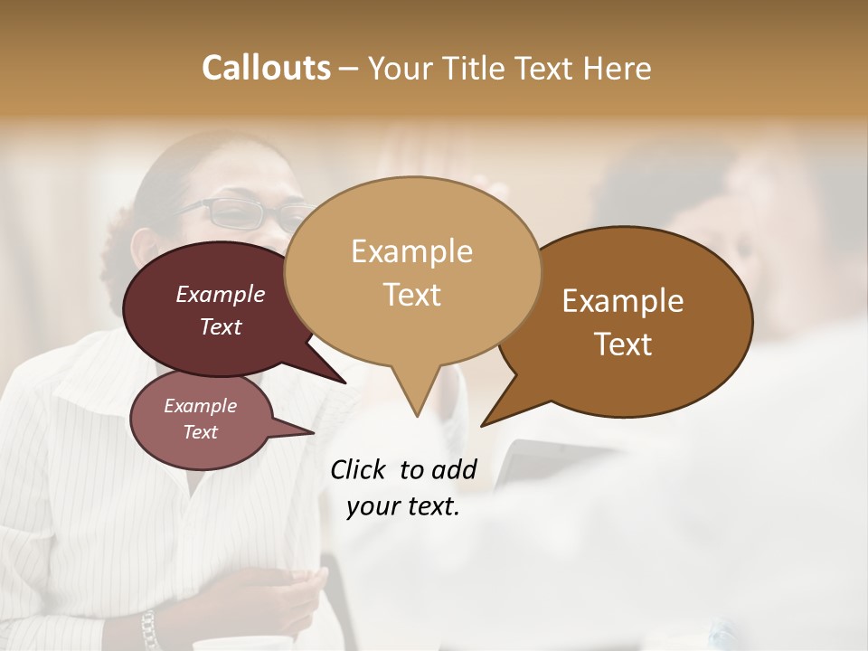 Two Fall Mother PowerPoint Template