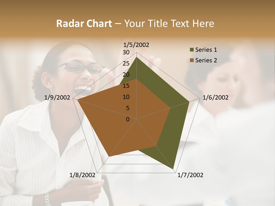 Two Fall Mother PowerPoint Template