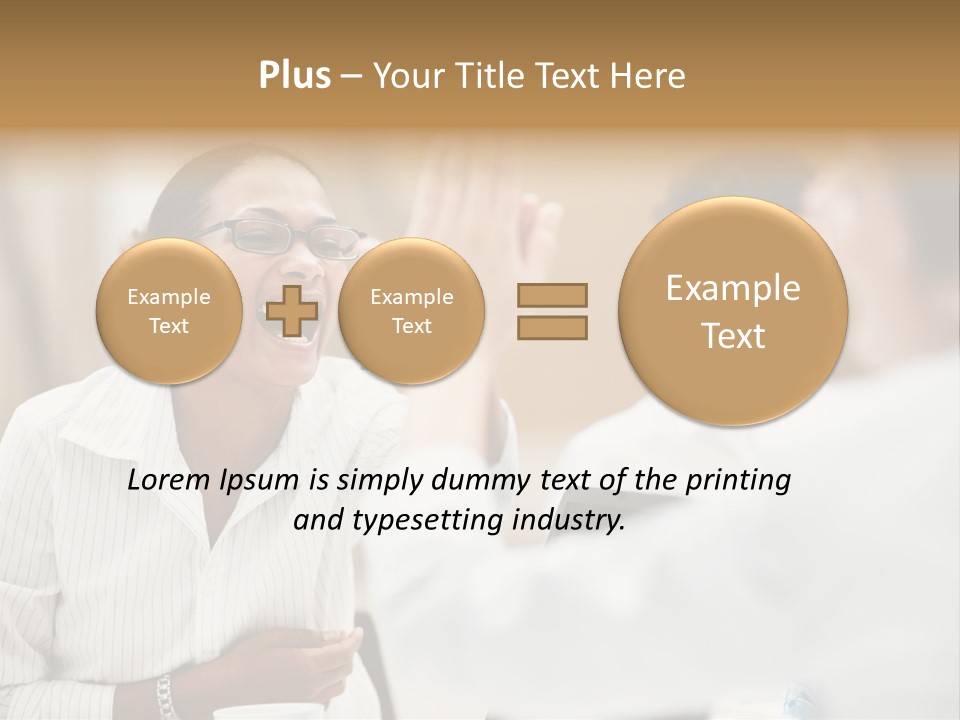 Two Fall Mother PowerPoint Template