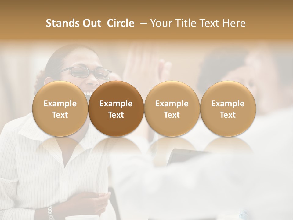 Two Fall Mother PowerPoint Template