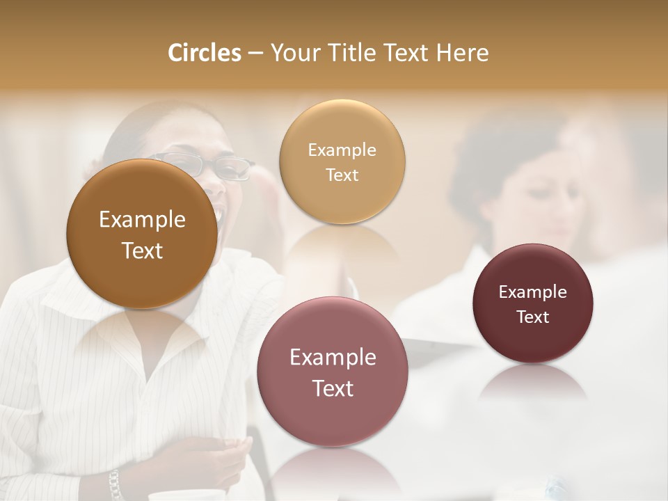 Two Fall Mother PowerPoint Template