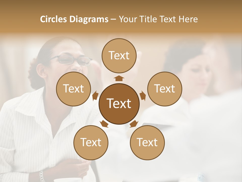 Two Fall Mother PowerPoint Template