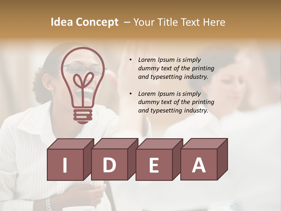 Two Fall Mother PowerPoint Template