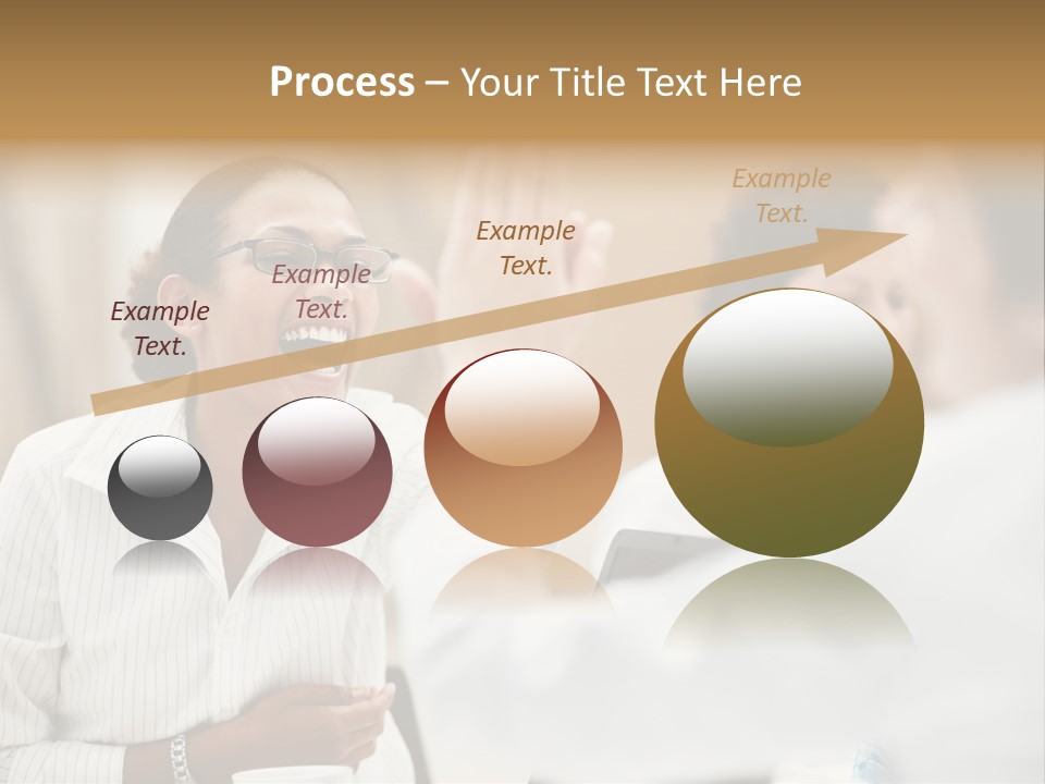 Two Fall Mother PowerPoint Template