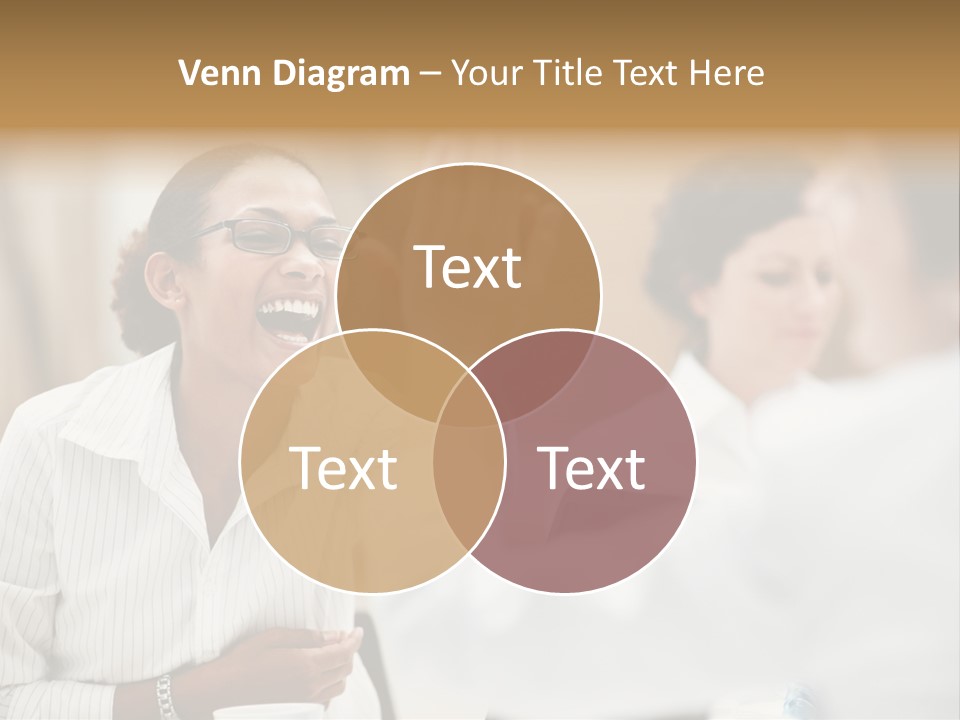 Two Fall Mother PowerPoint Template