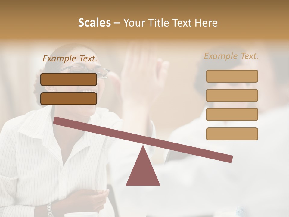 Two Fall Mother PowerPoint Template