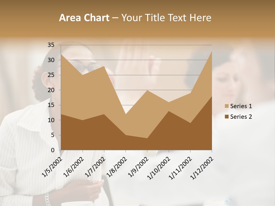 Two Fall Mother PowerPoint Template