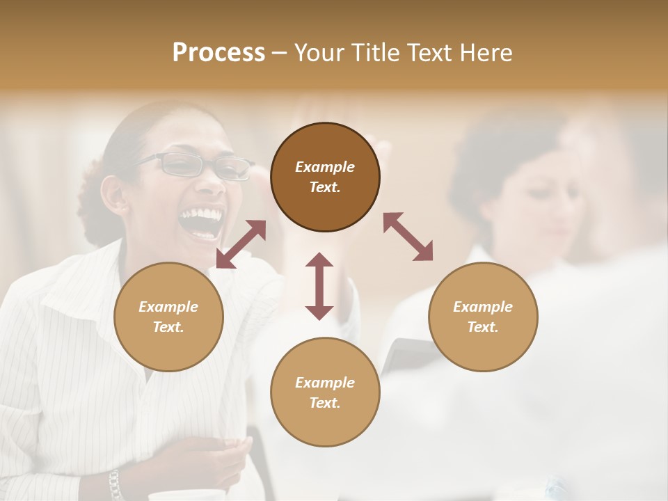 Two Fall Mother PowerPoint Template