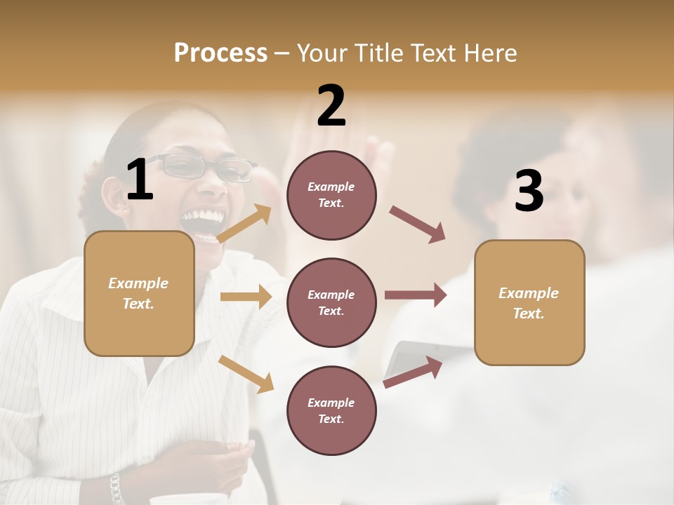 Two Fall Mother PowerPoint Template