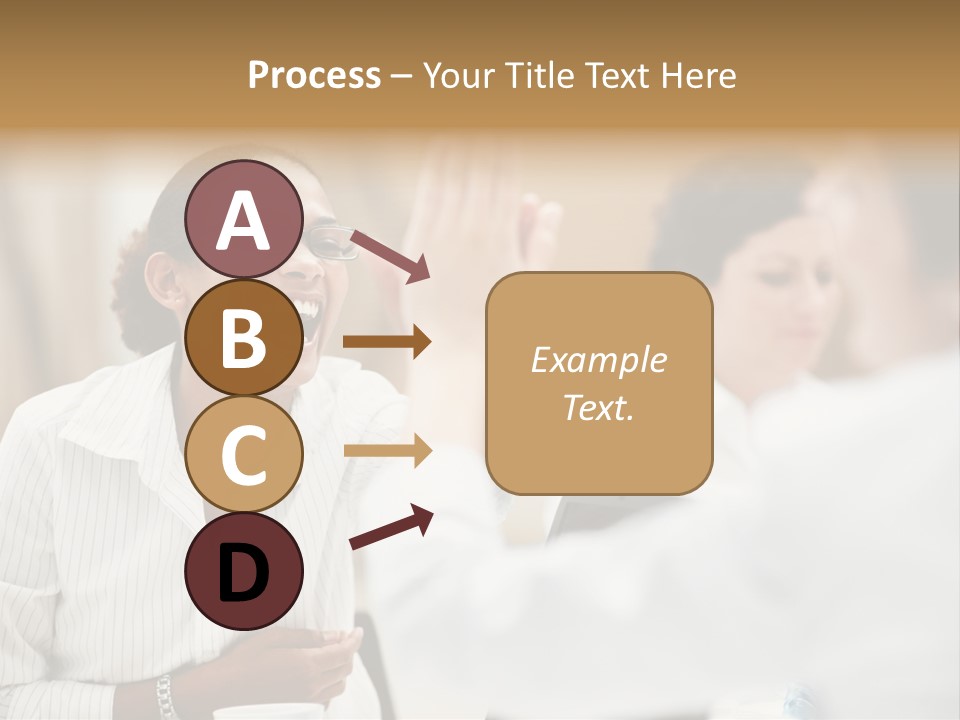 Two Fall Mother PowerPoint Template