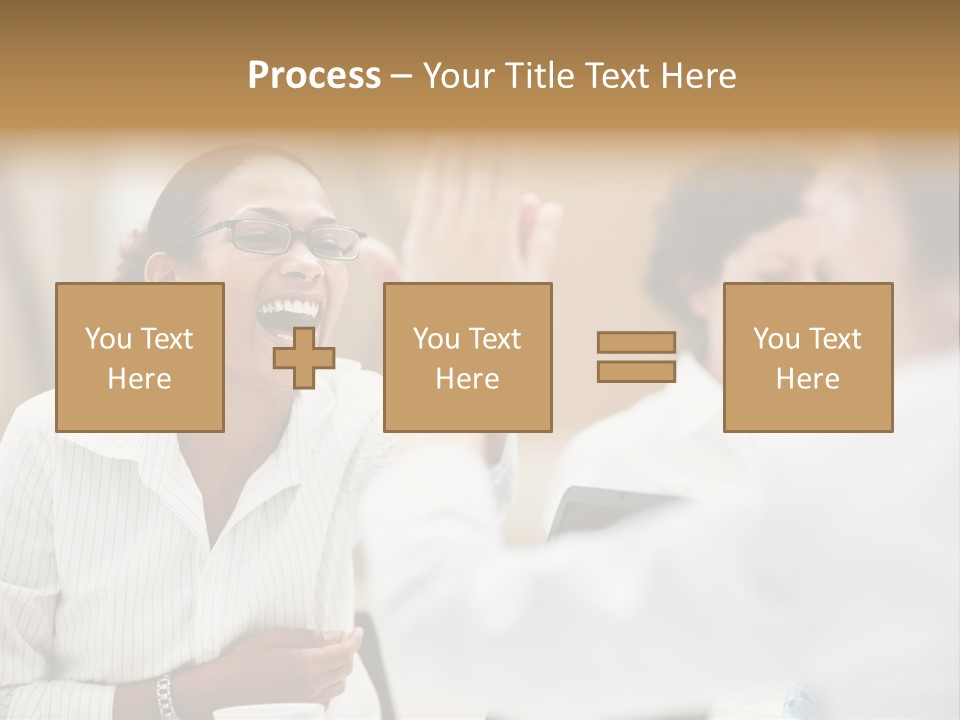 Two Fall Mother PowerPoint Template