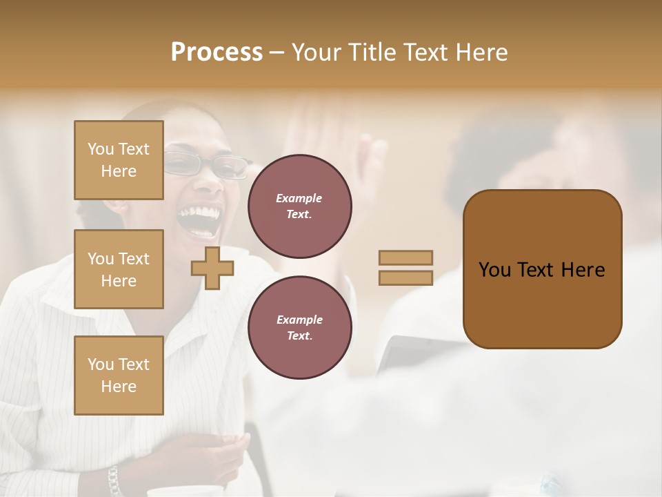 Two Fall Mother PowerPoint Template