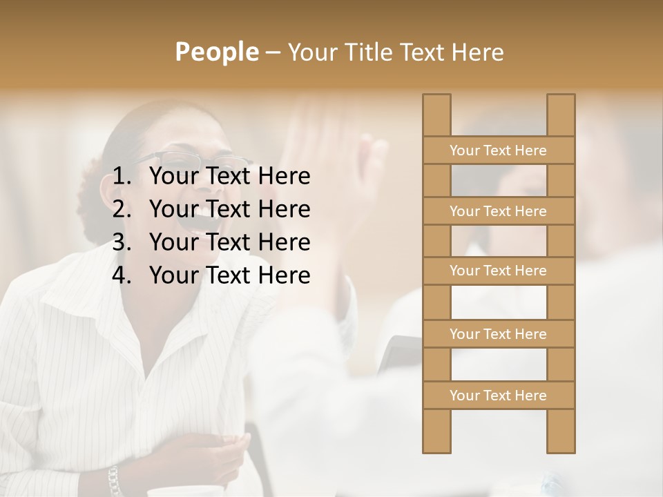 Two Fall Mother PowerPoint Template