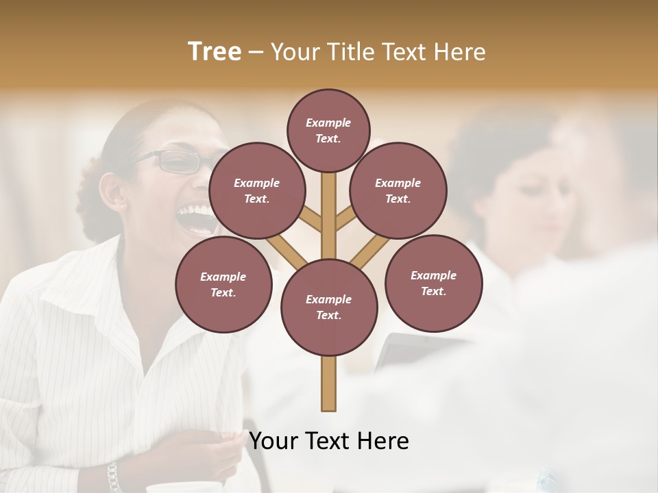 Two Fall Mother PowerPoint Template