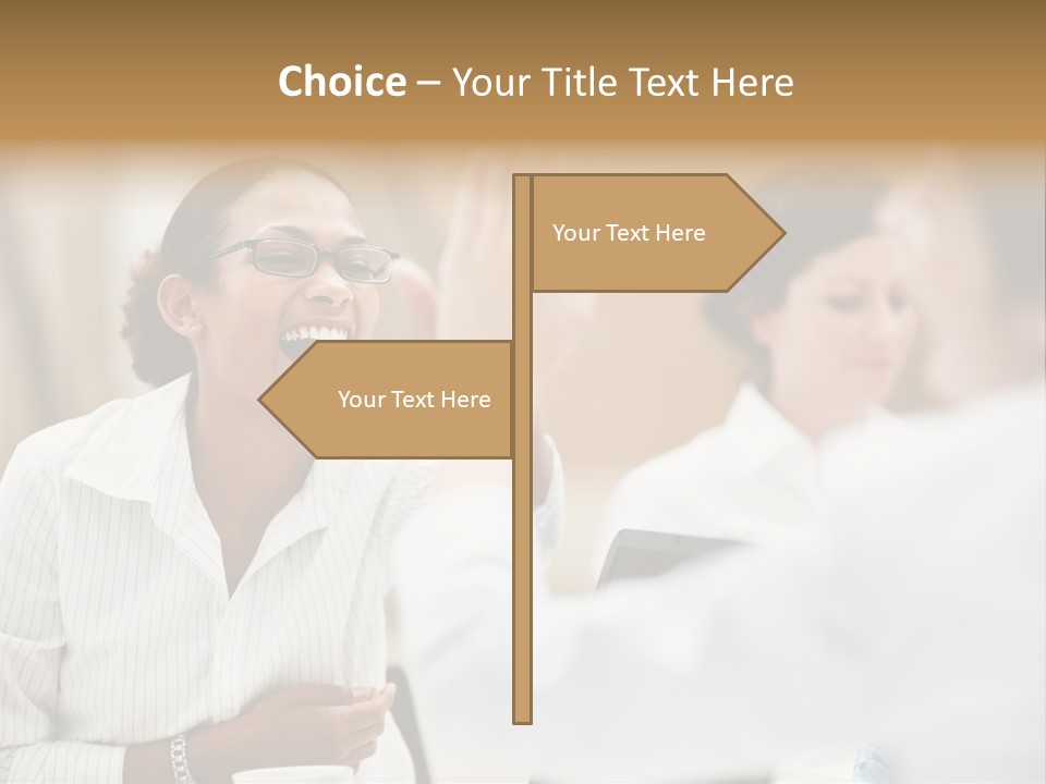 Two Fall Mother PowerPoint Template