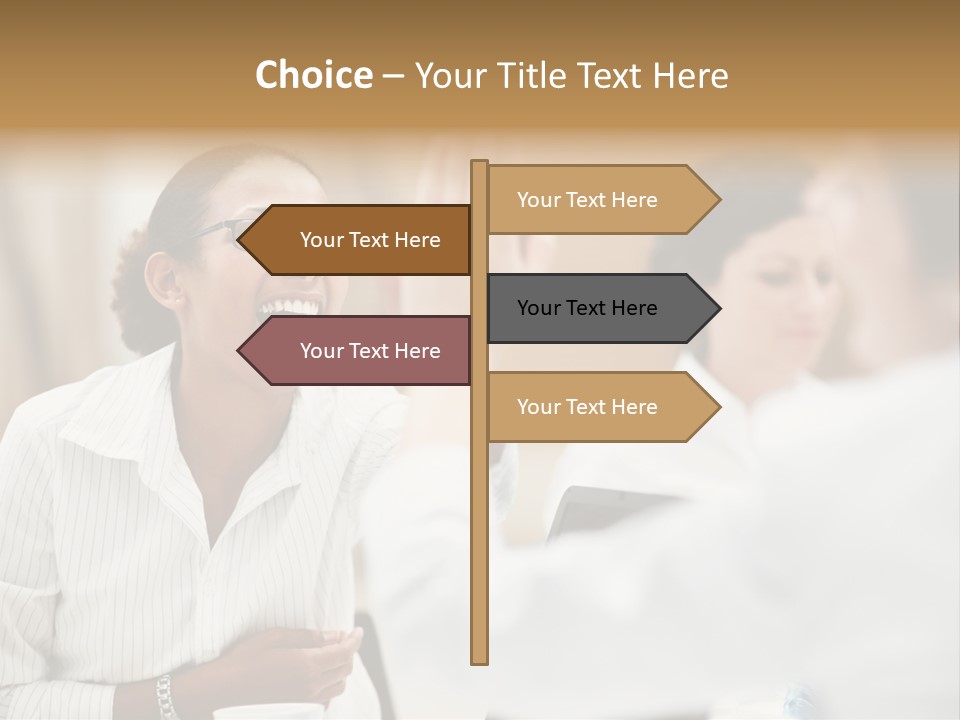 Two Fall Mother PowerPoint Template