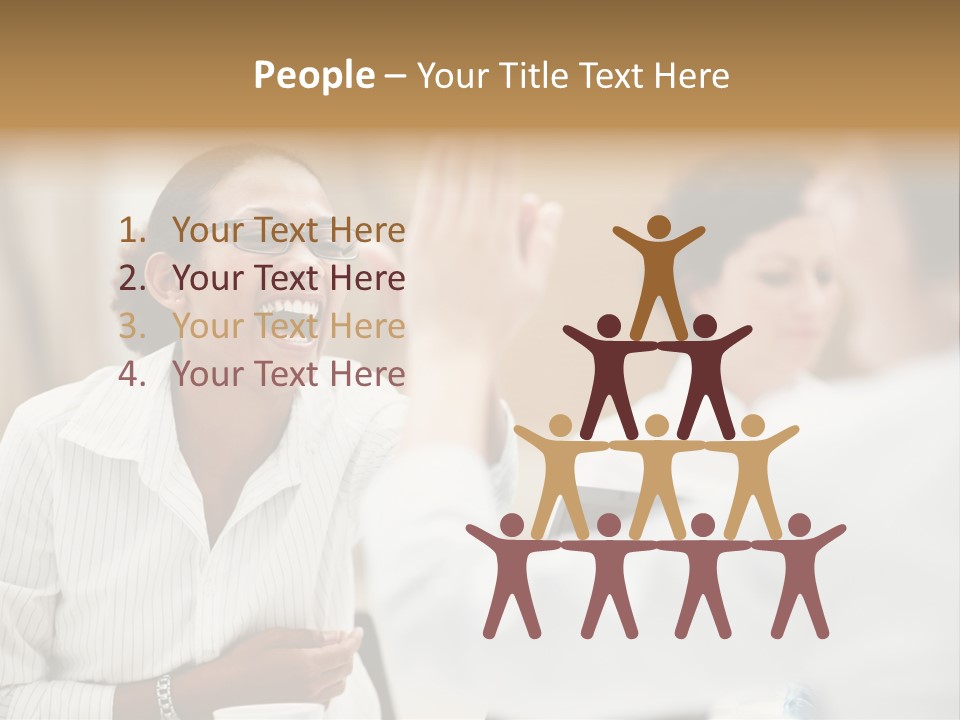 Two Fall Mother PowerPoint Template