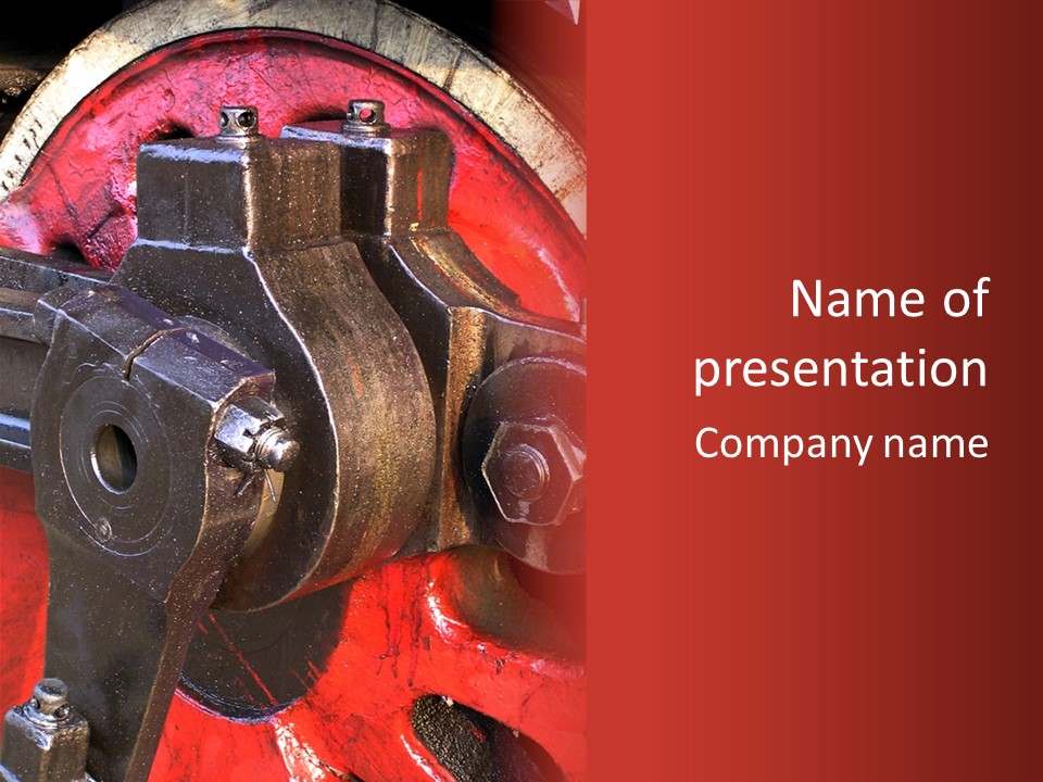 Locomotive Steam Antique PowerPoint Template