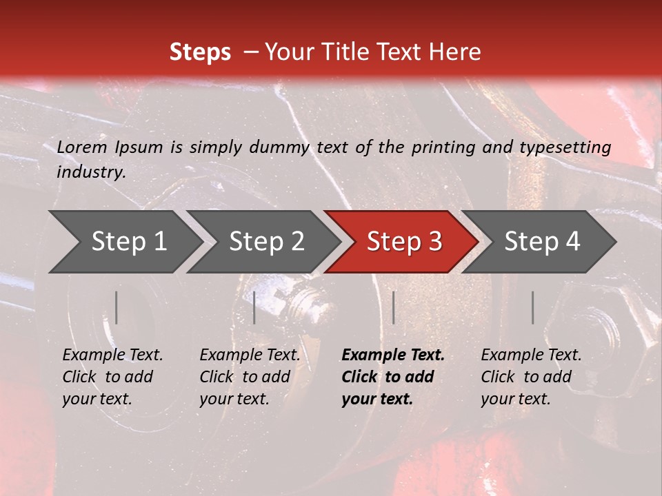 Locomotive Steam Antique PowerPoint Template