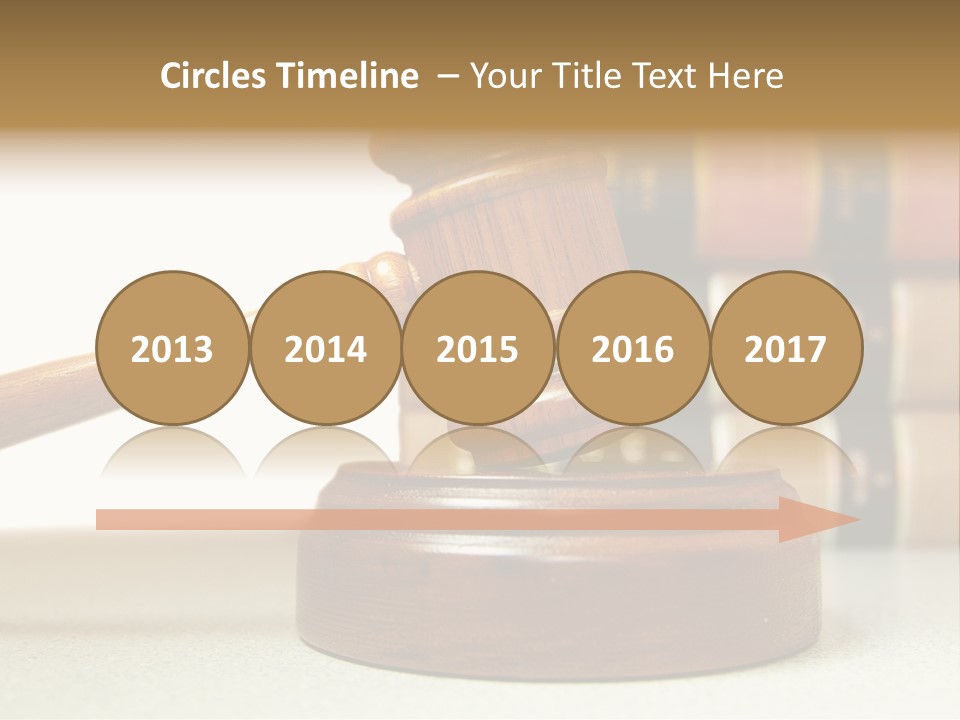 Official Wooden Lawbook PowerPoint Template