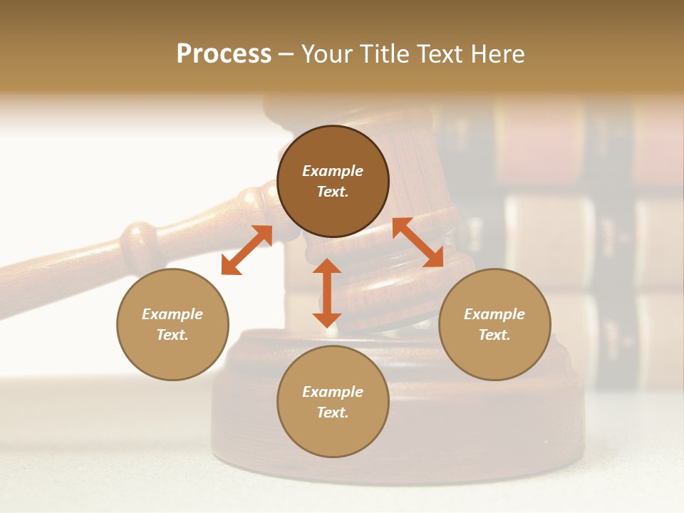 Official Wooden Lawbook PowerPoint Template