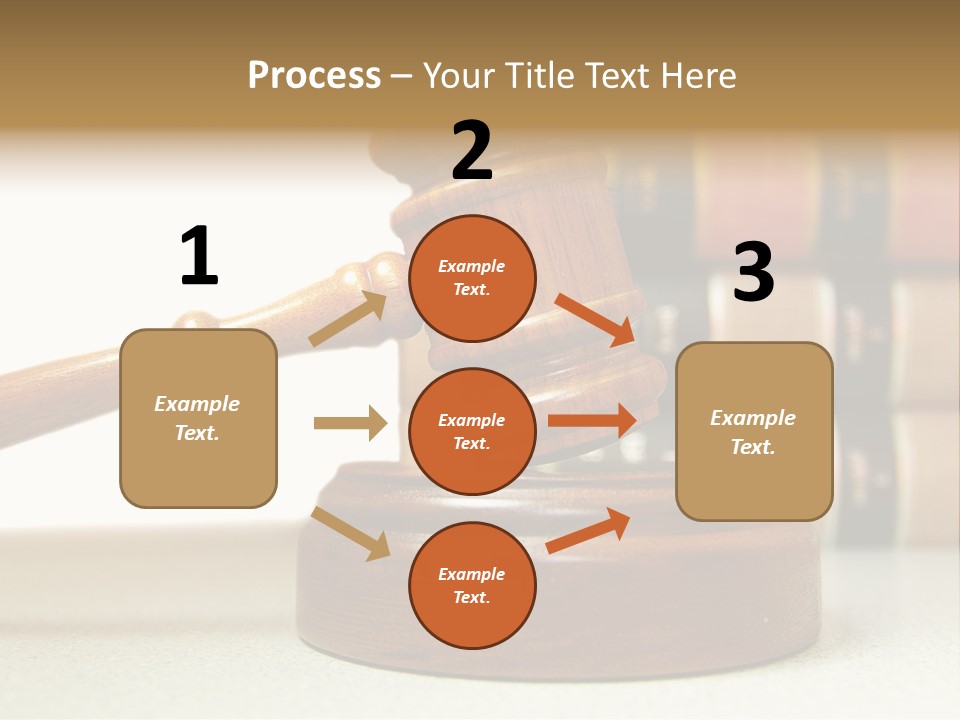 Official Wooden Lawbook PowerPoint Template