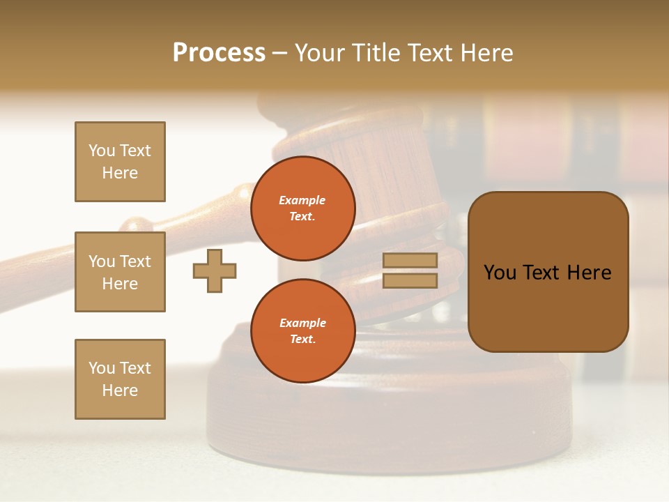 Official Wooden Lawbook PowerPoint Template