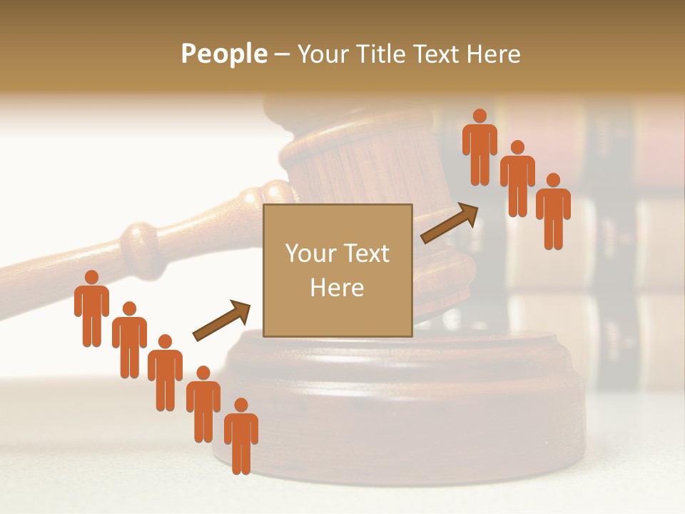 Official Wooden Lawbook PowerPoint Template