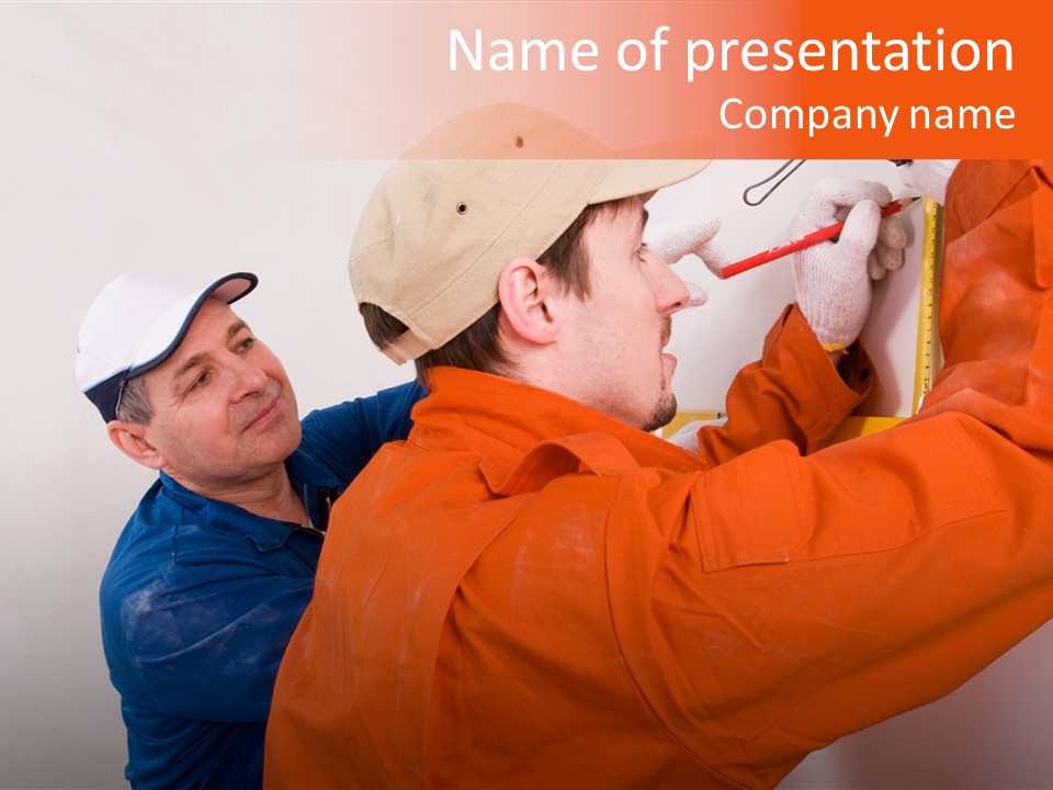 Repairman Senior Level PowerPoint Template