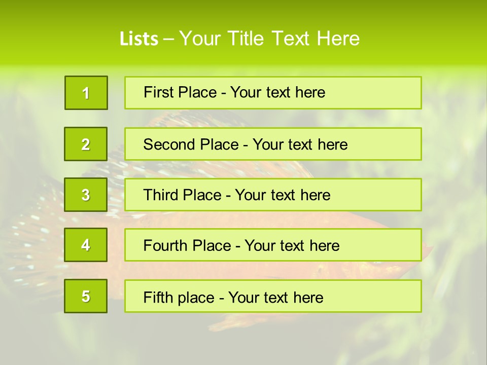 Molly Tropical Velifera PowerPoint Template