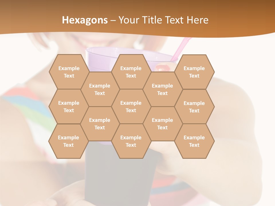 Caucasian White Isolated PowerPoint Template