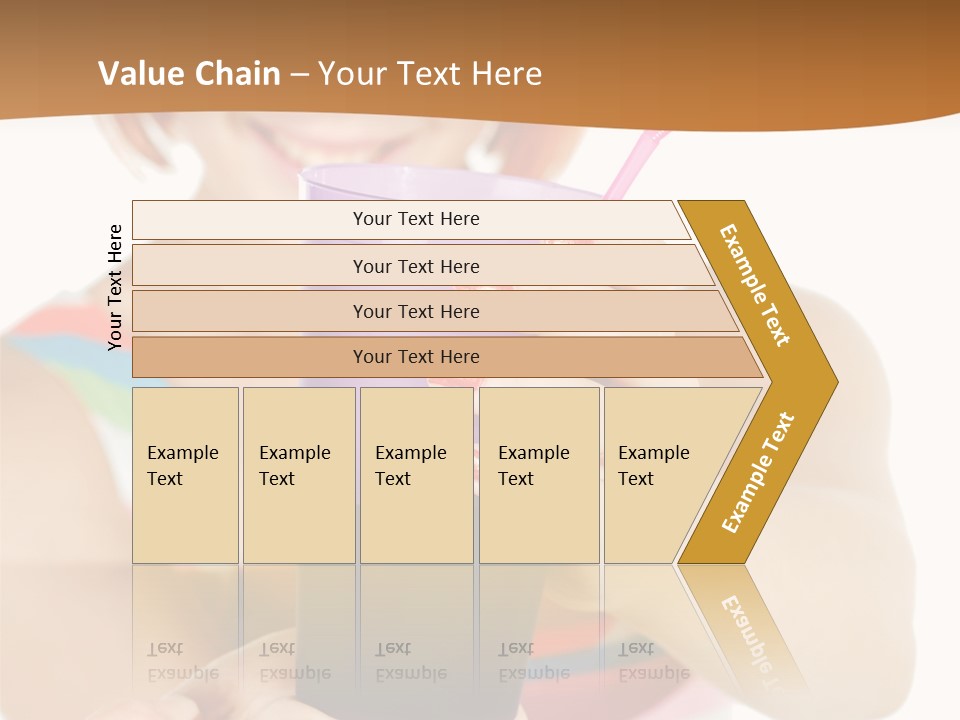 Caucasian White Isolated PowerPoint Template