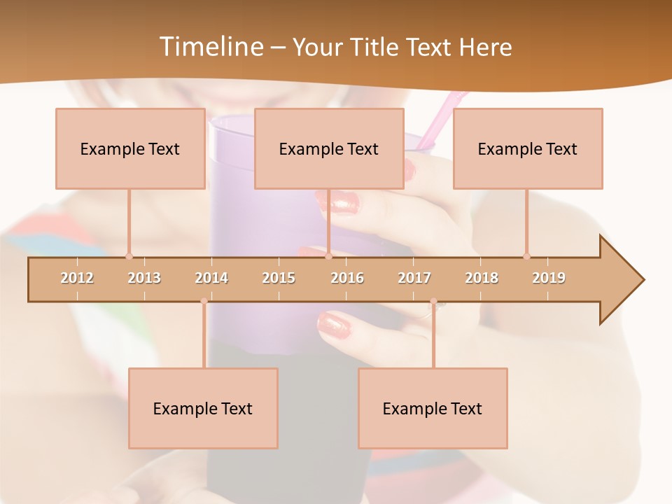 Caucasian White Isolated PowerPoint Template