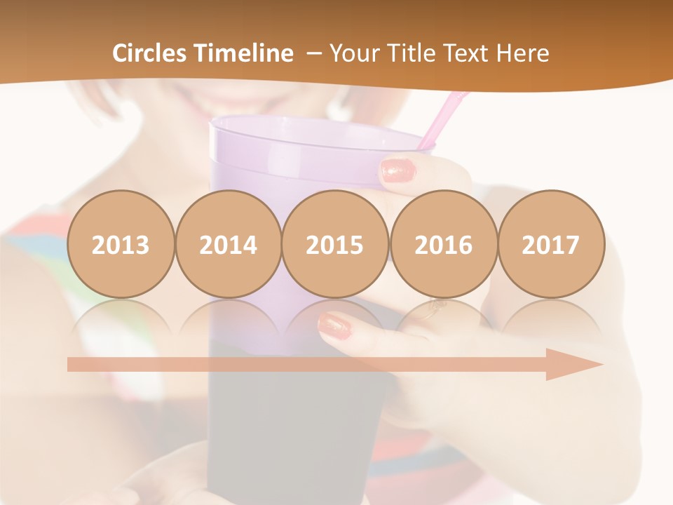 Caucasian White Isolated PowerPoint Template