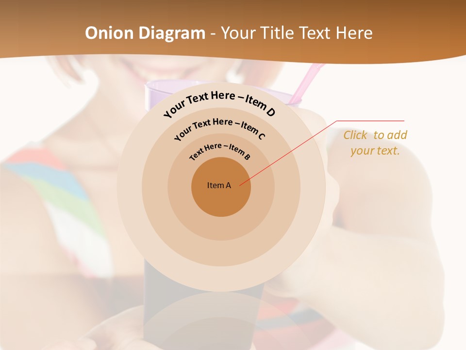 Caucasian White Isolated PowerPoint Template