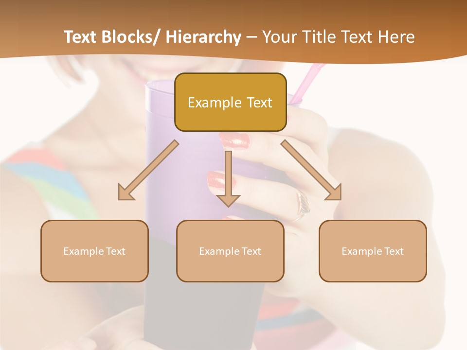 Caucasian White Isolated PowerPoint Template
