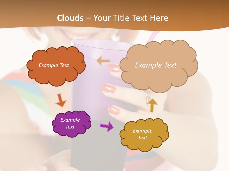 Caucasian White Isolated PowerPoint Template