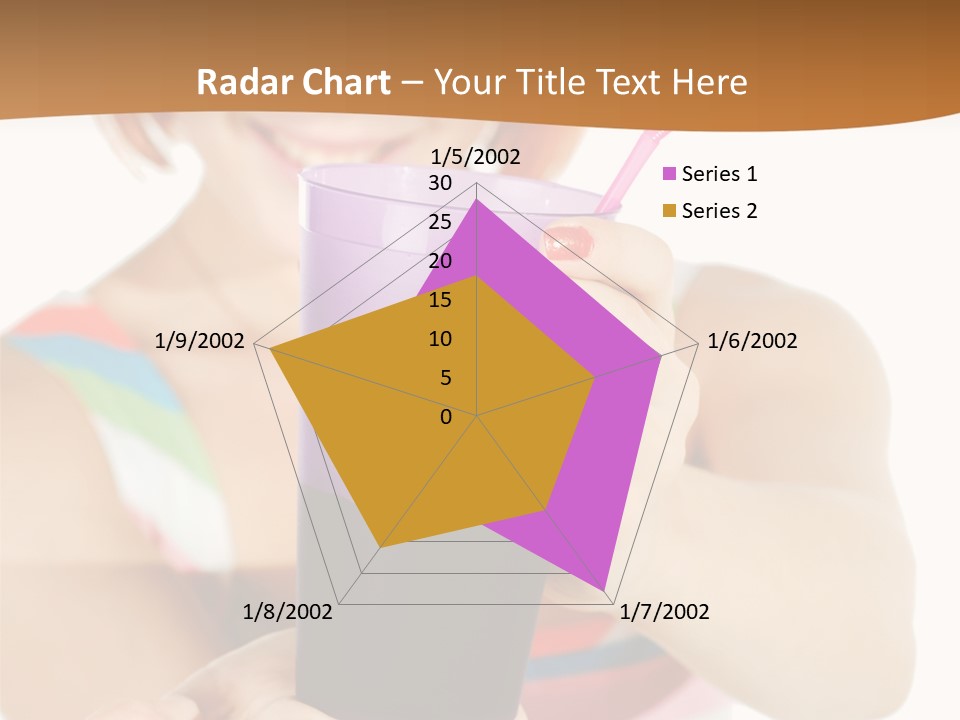 Caucasian White Isolated PowerPoint Template