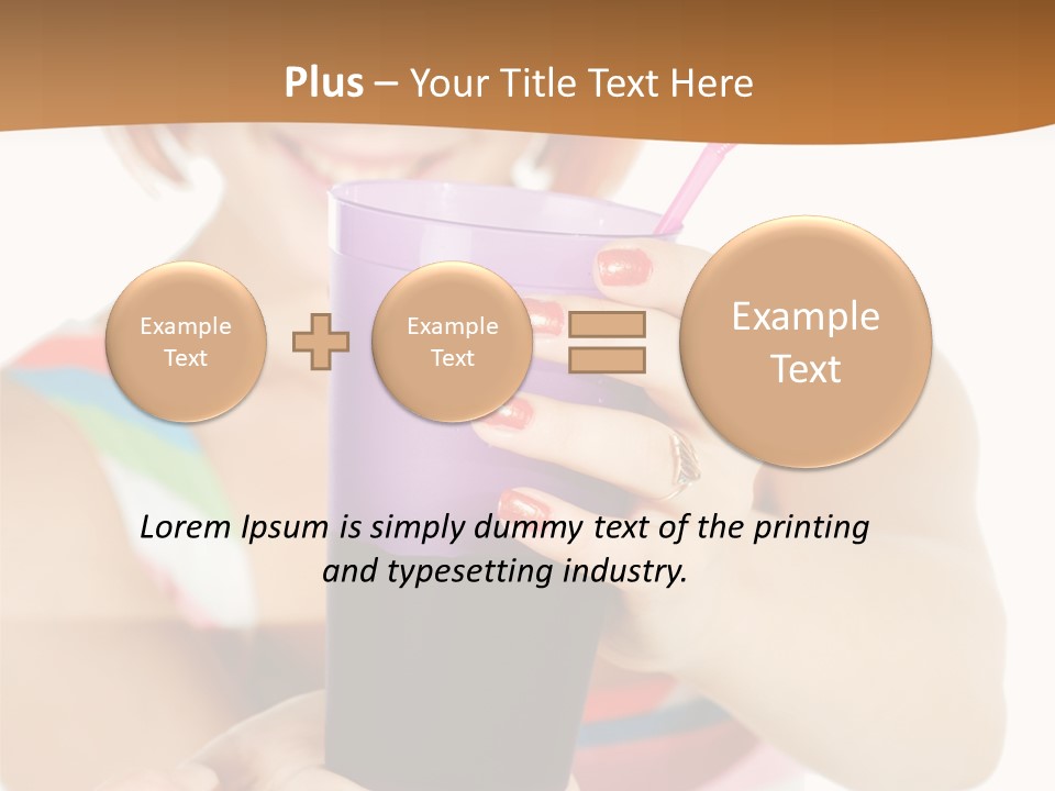 Caucasian White Isolated PowerPoint Template