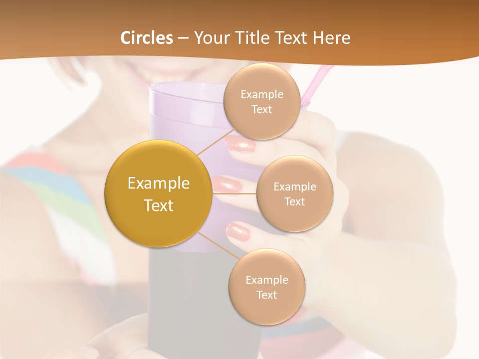 Caucasian White Isolated PowerPoint Template