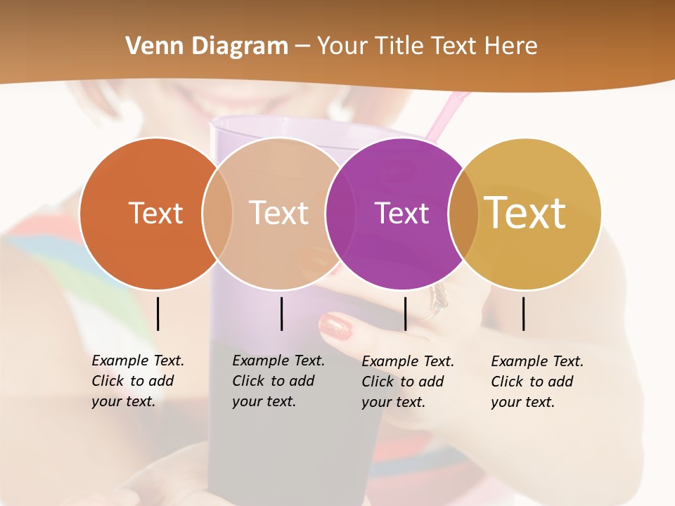 Caucasian White Isolated PowerPoint Template