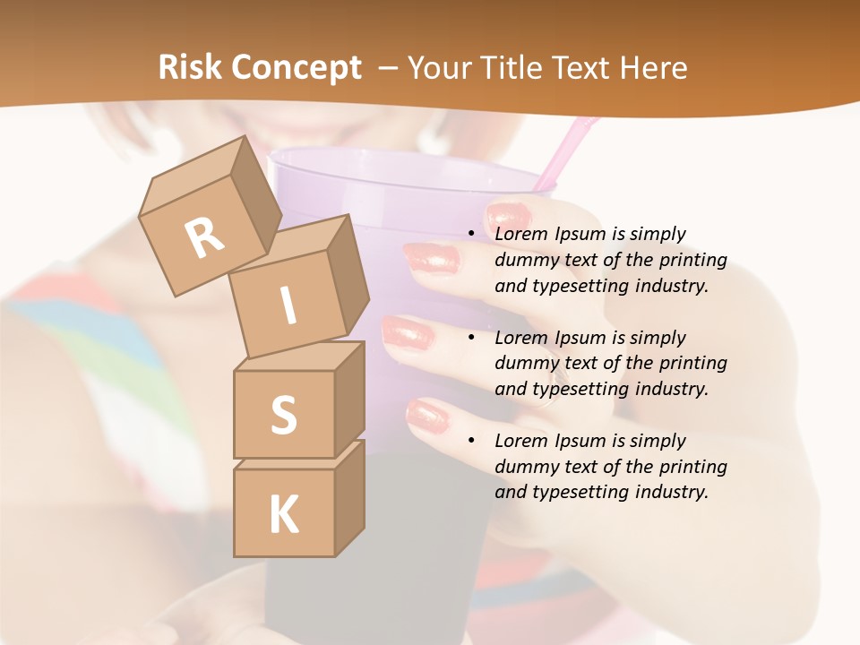 Caucasian White Isolated PowerPoint Template