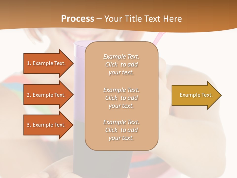 Caucasian White Isolated PowerPoint Template